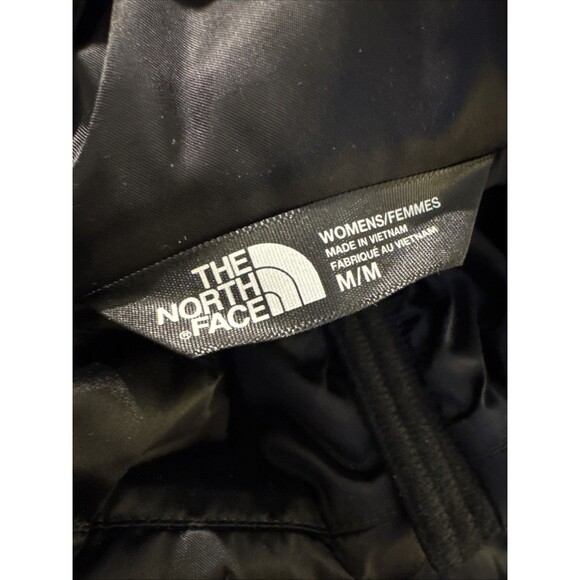 The North Face Down Full Zip Quilted Puffer Vest Jacket 550 Black Women’s Med - Picture 3 of 10